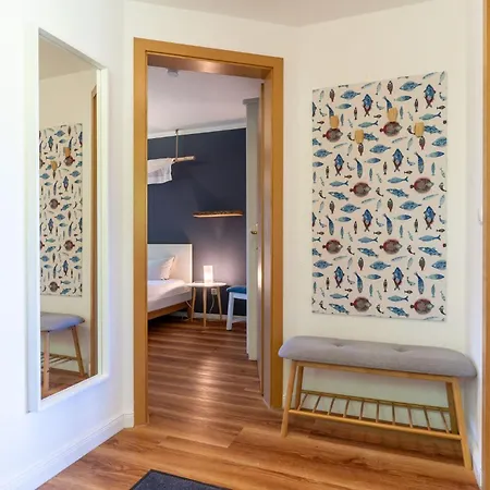 Apartmán Suederpiep - 4 Individuelle Nahe Suedstrand Robbe - Stilvolle Eg-wohnung Mit Terrasse In Strandnaehe